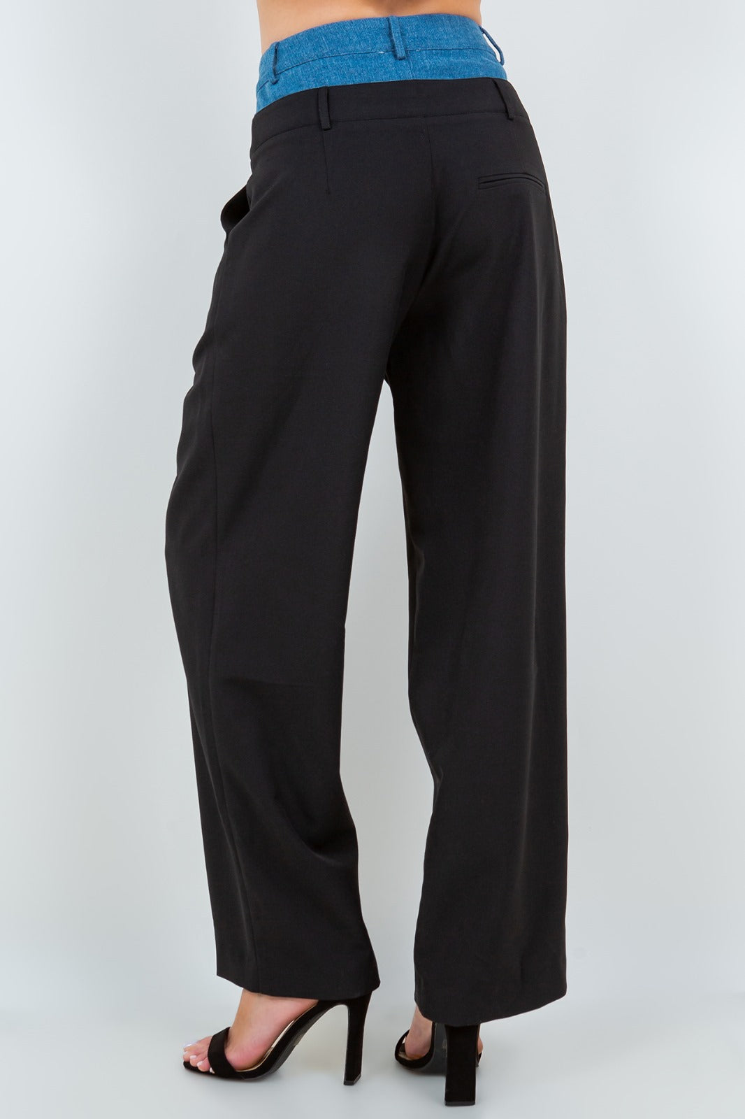 denim loop elegant pants