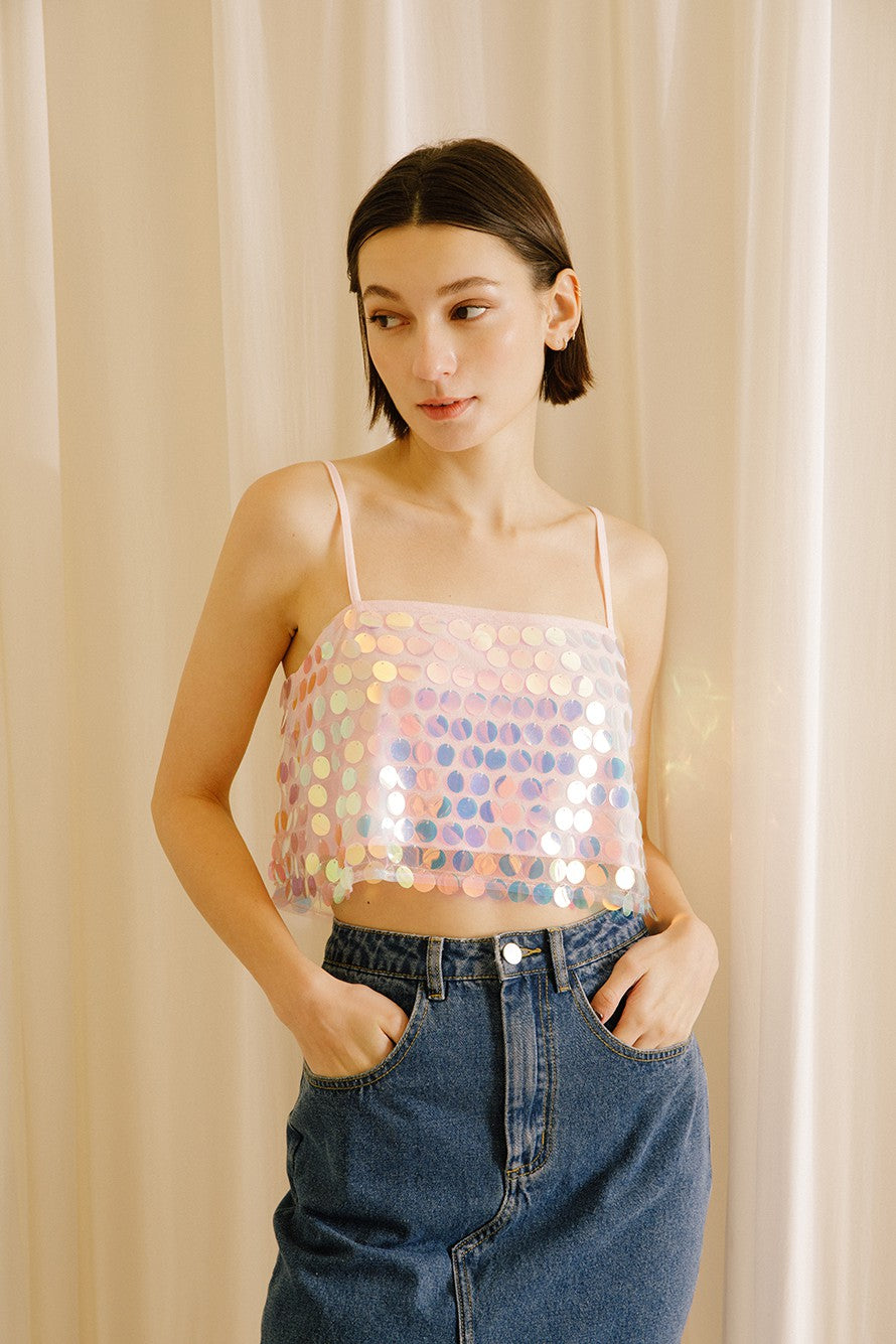 mirrors crop top