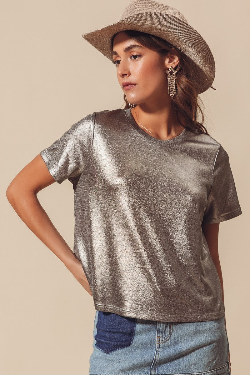 silver lining tee
