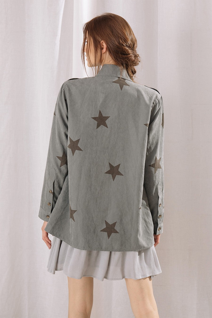 dark teal star jacket
