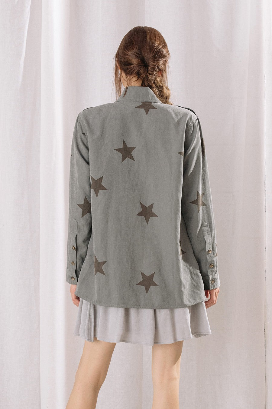 dark teal star jacket