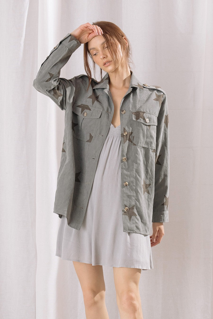 dark teal star jacket