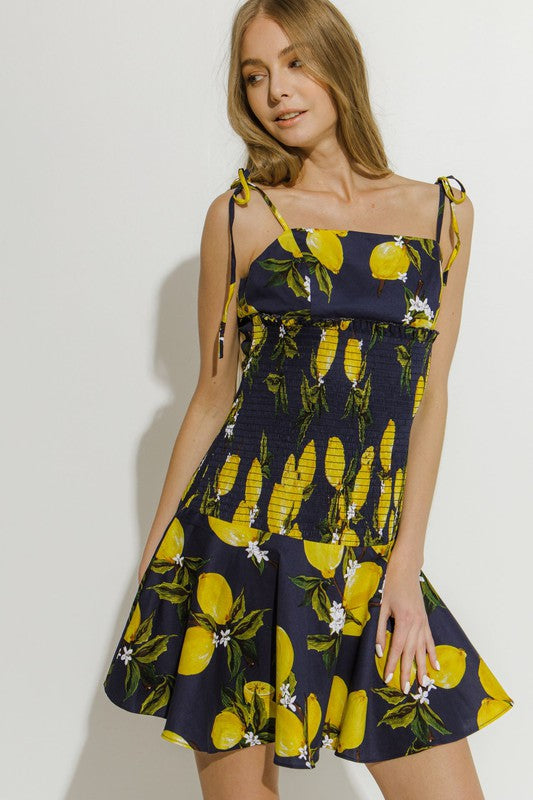 lemon party dress