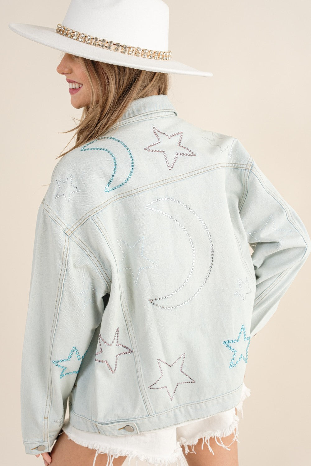 galaxy embellished jacket