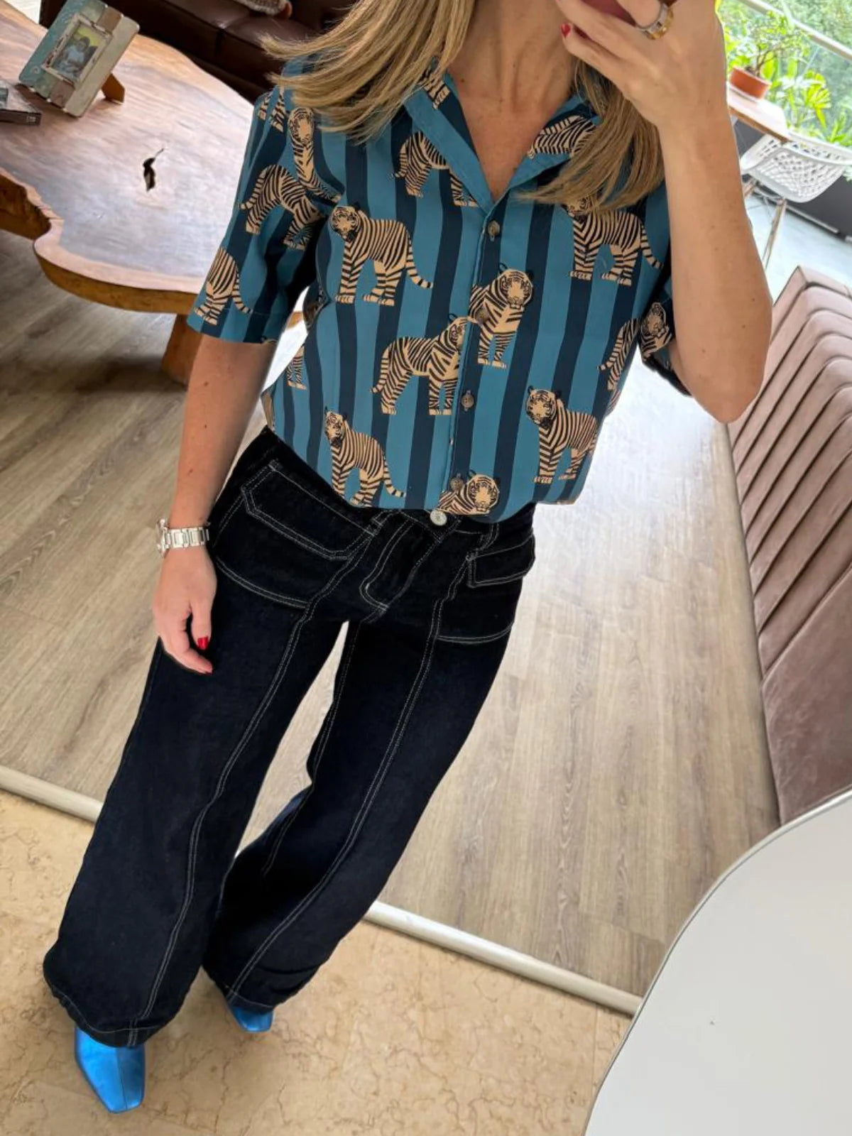 blue tropical tiger set