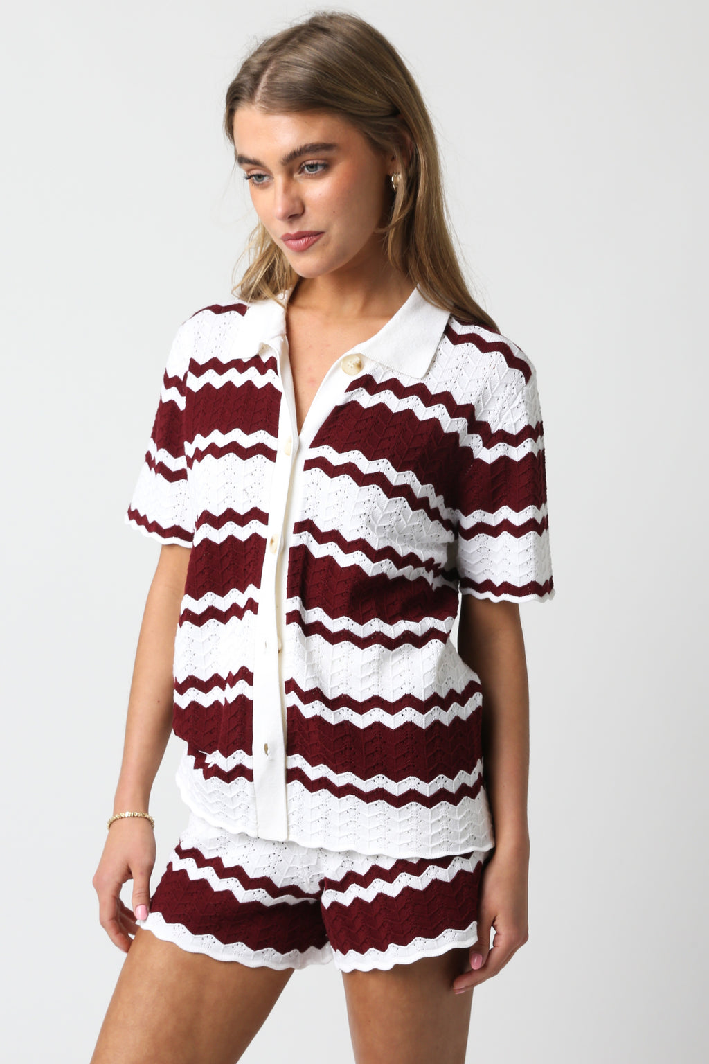 brielle top and shorts set