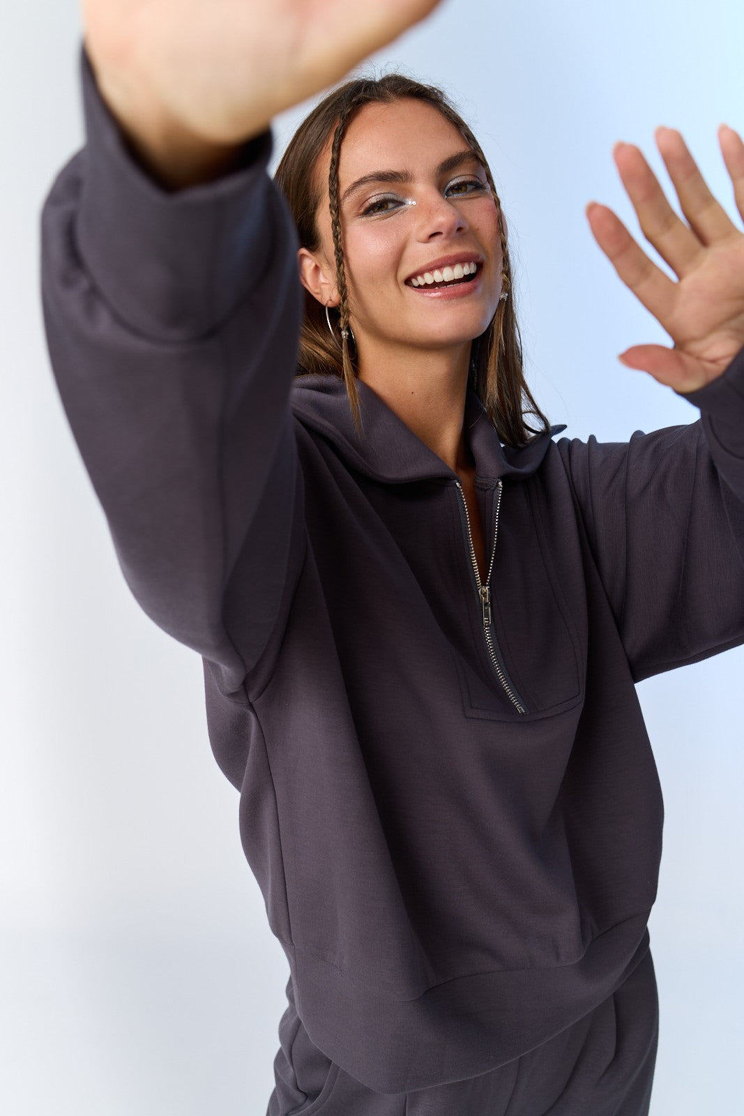 charcoal comfy suit