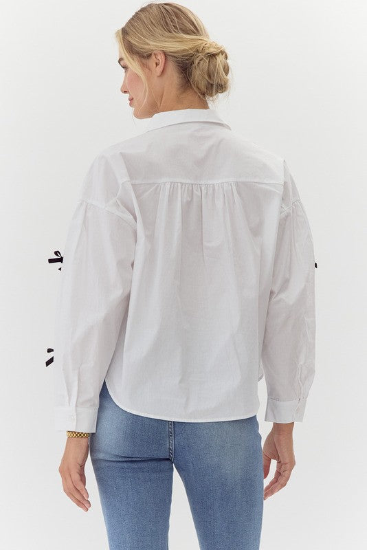 bow classic button down