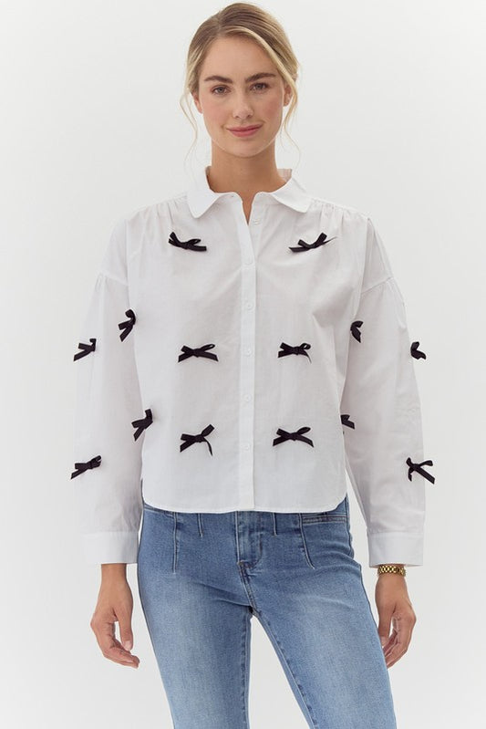 bow classic button down
