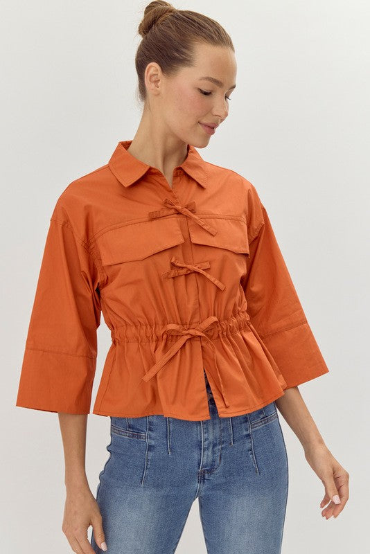 terracotta tie top