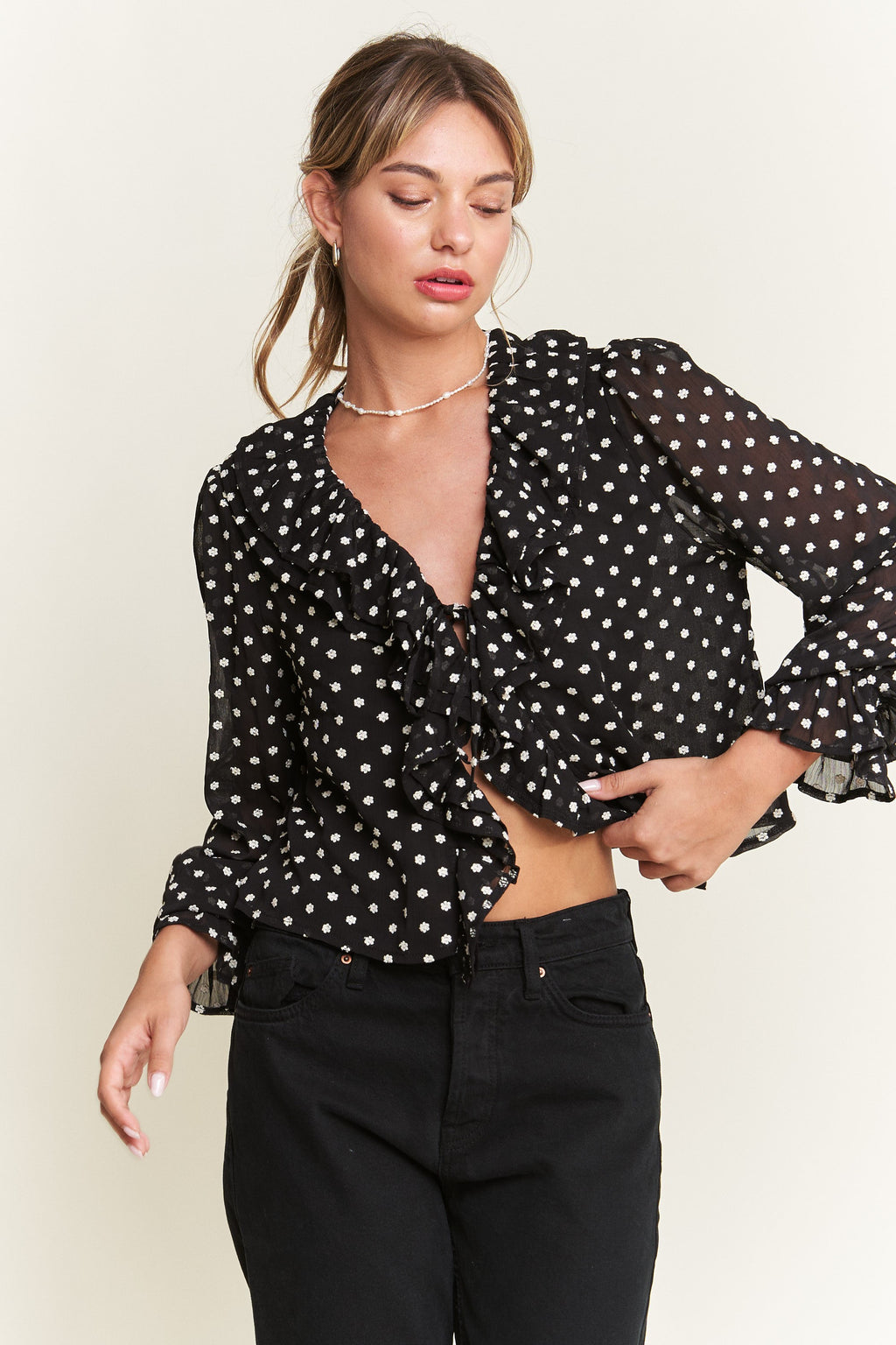 daisy dots top