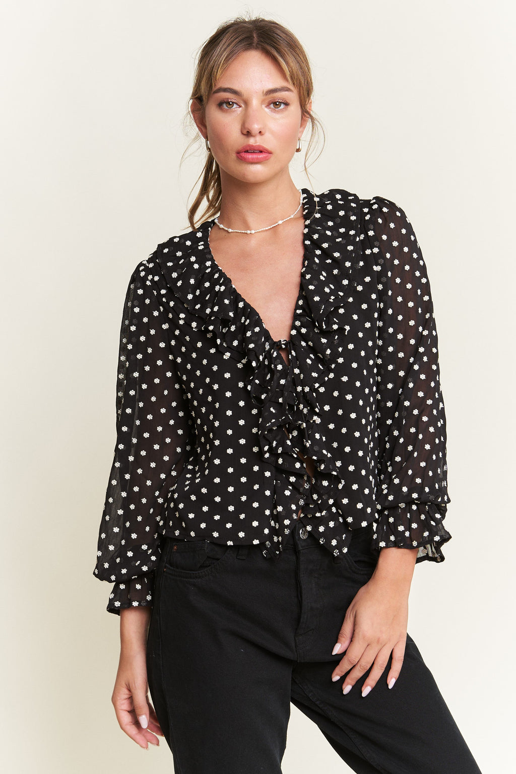 daisy dots top
