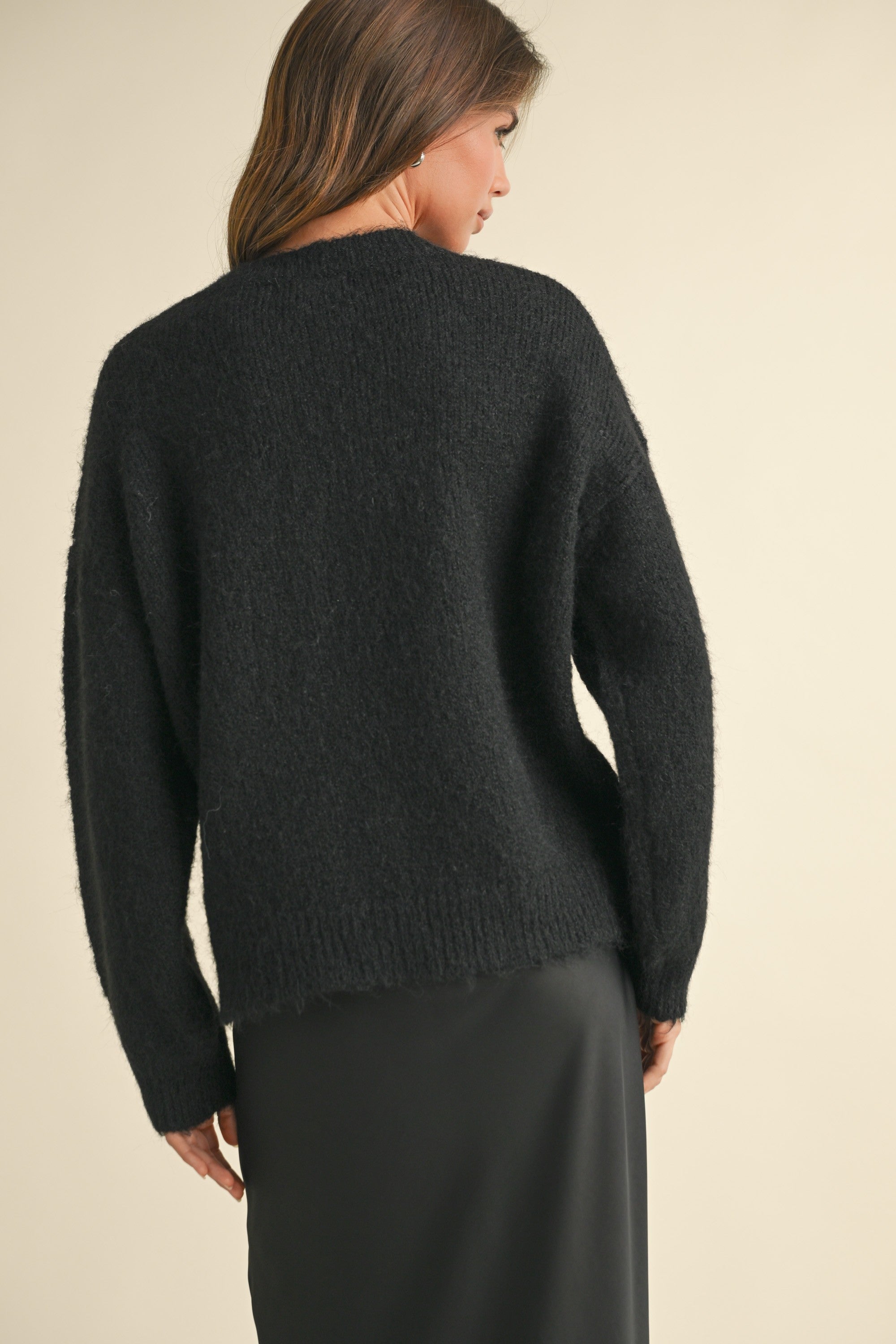 large sequin sweater