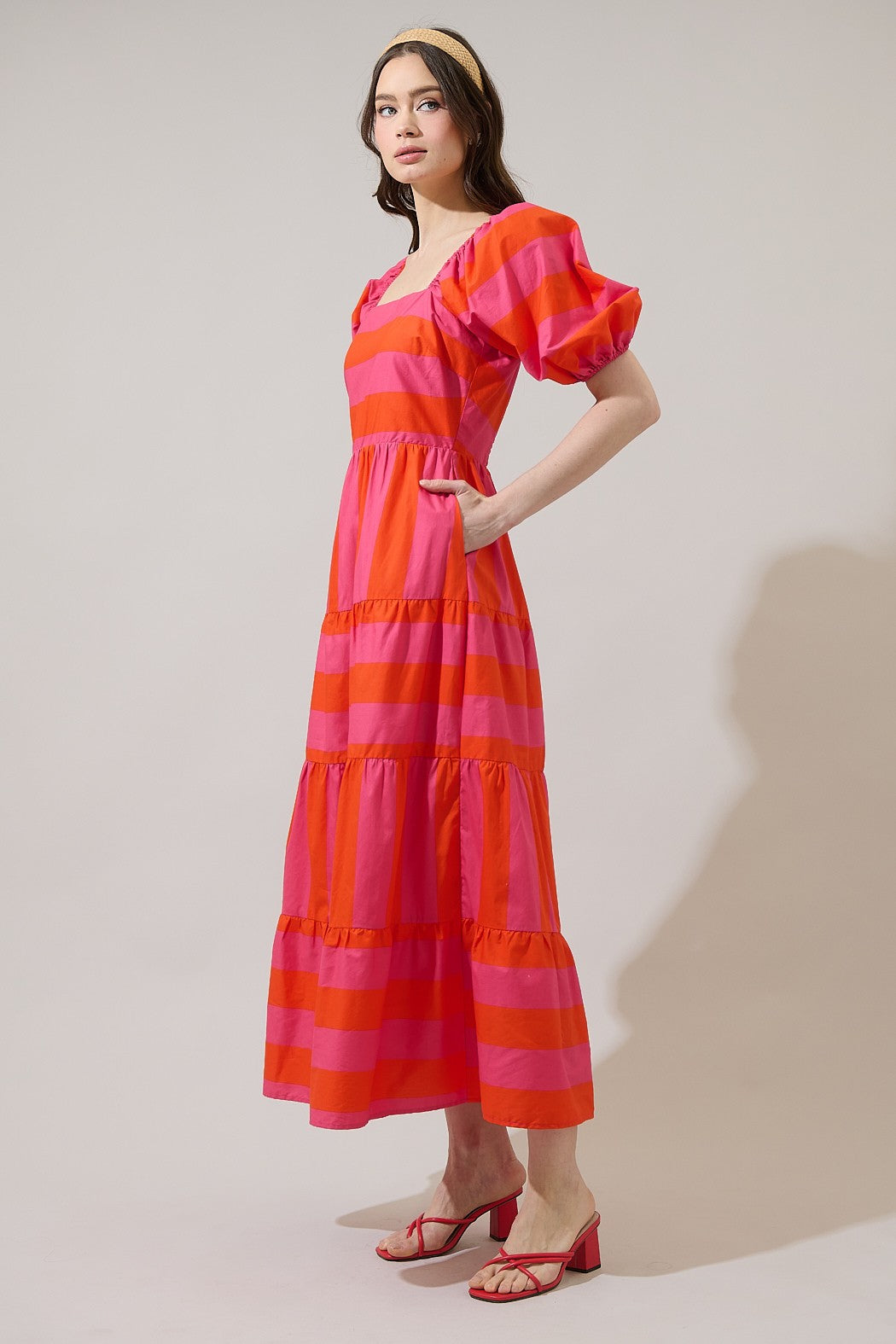 sunset sorbet dress