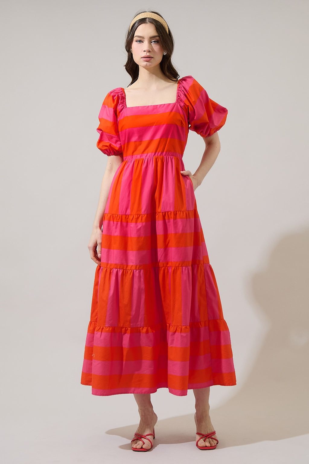 sunset sorbet dress
