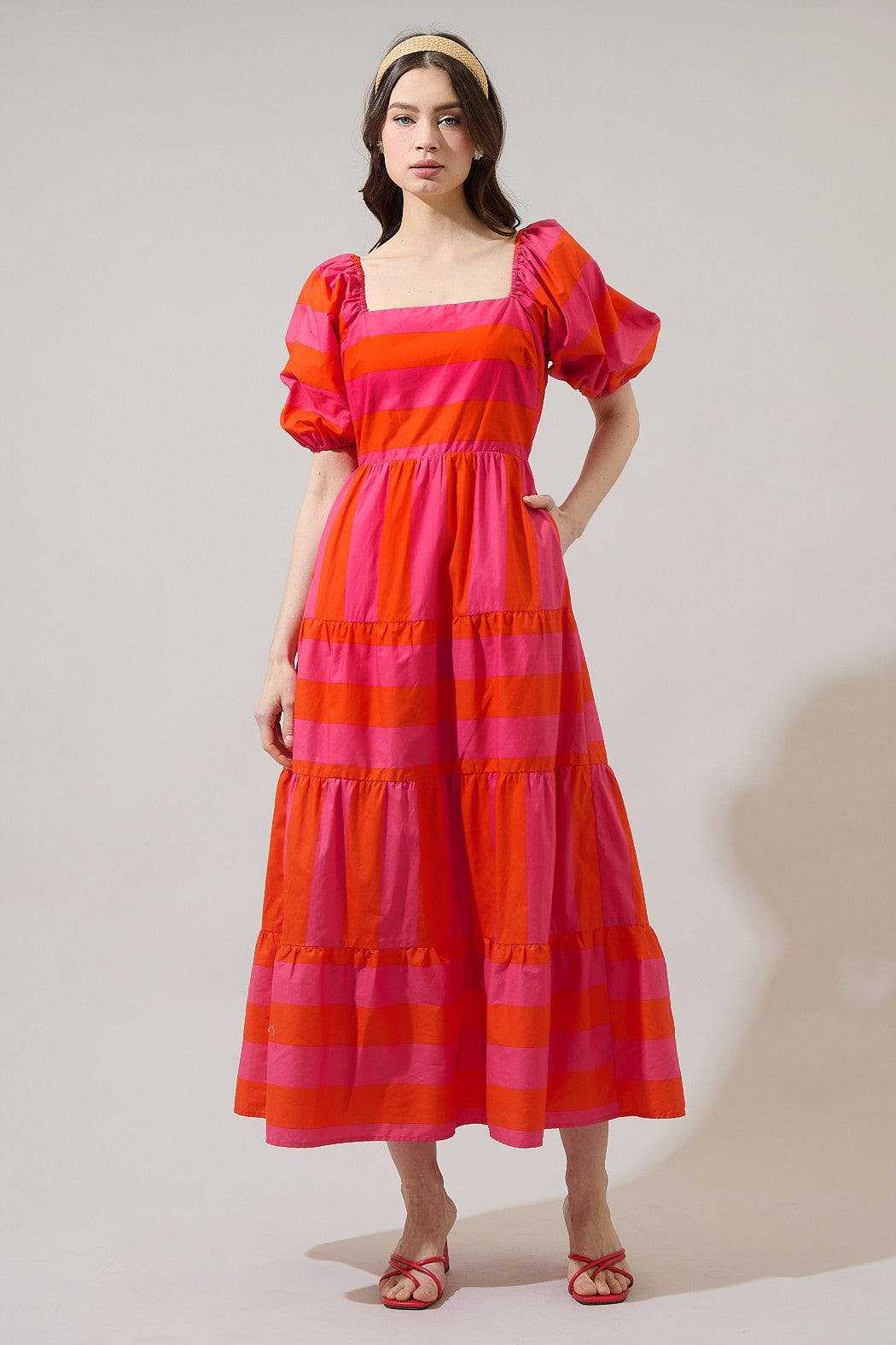 sunset sorbet dress