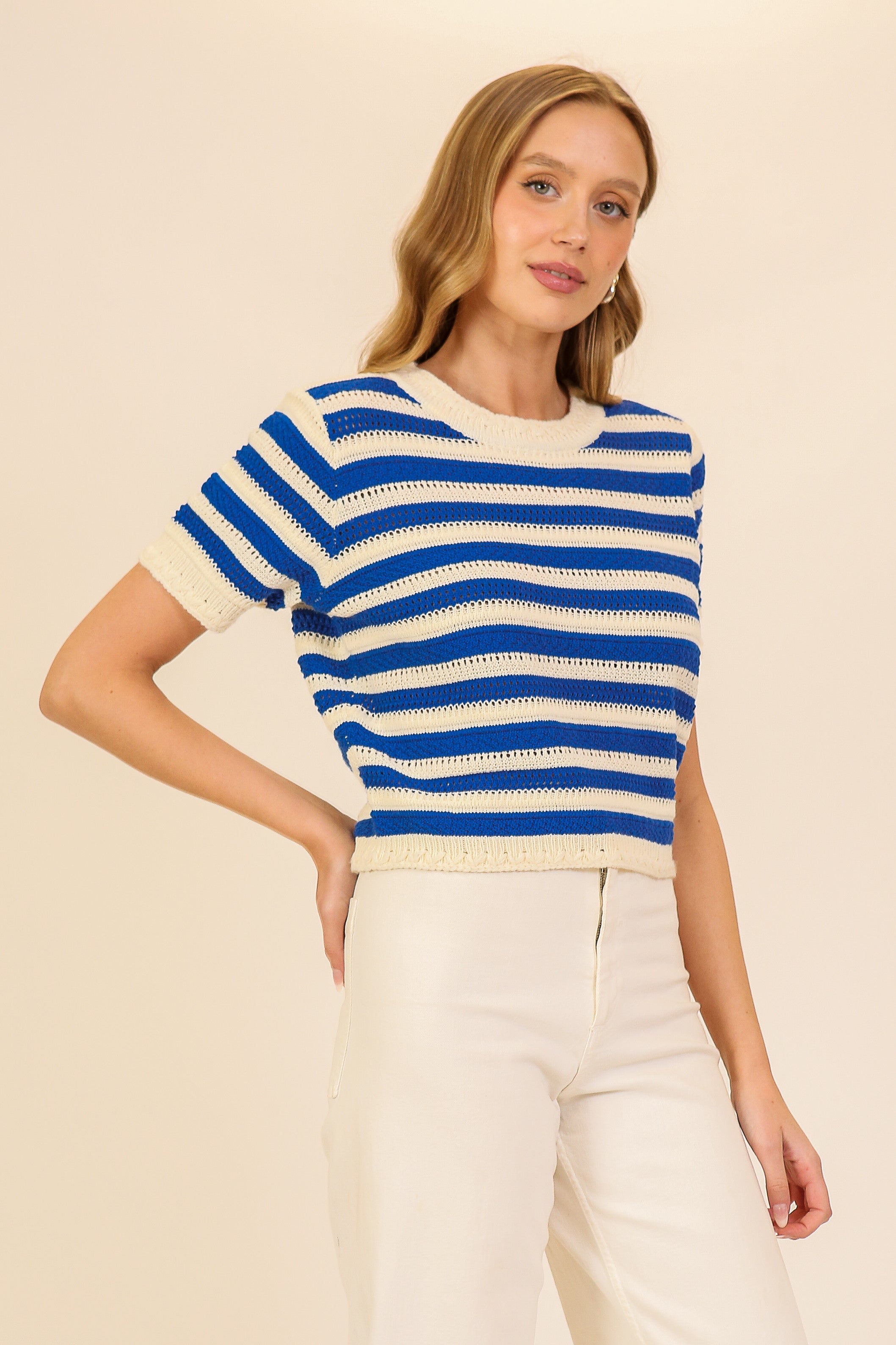 sailor knit top