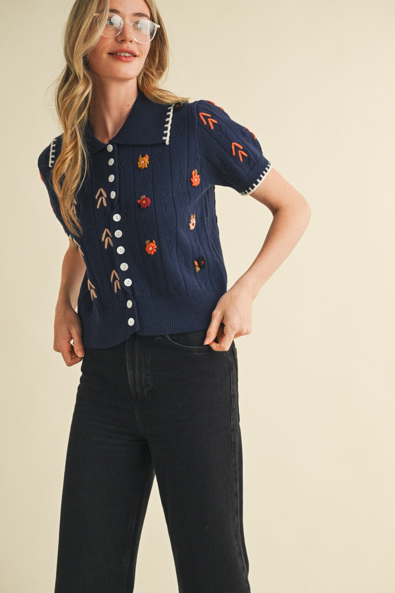 bloom knit top