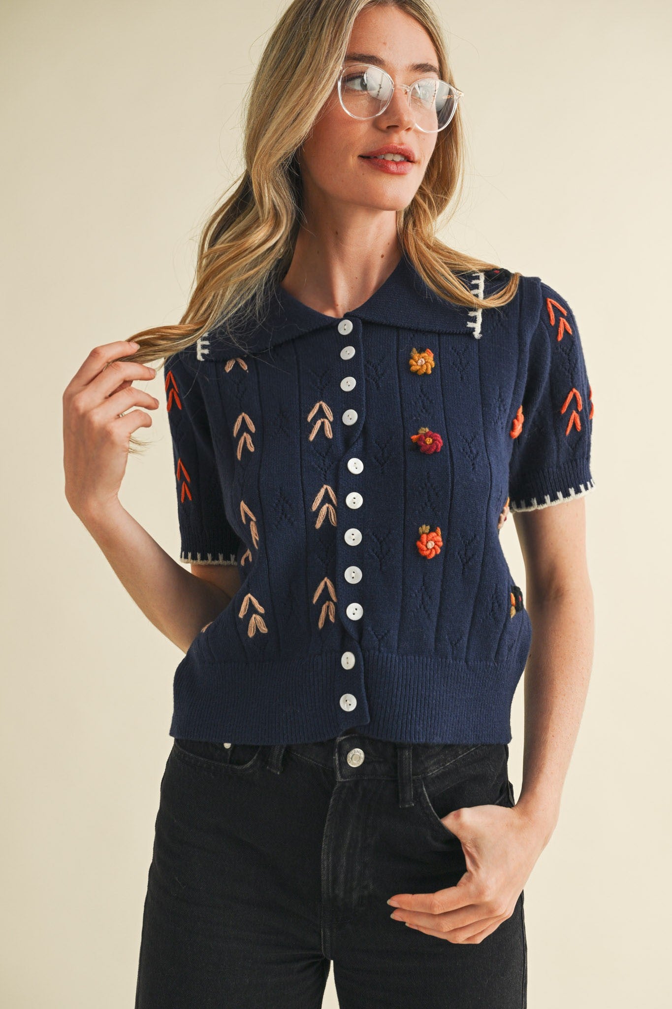 bloom knit top