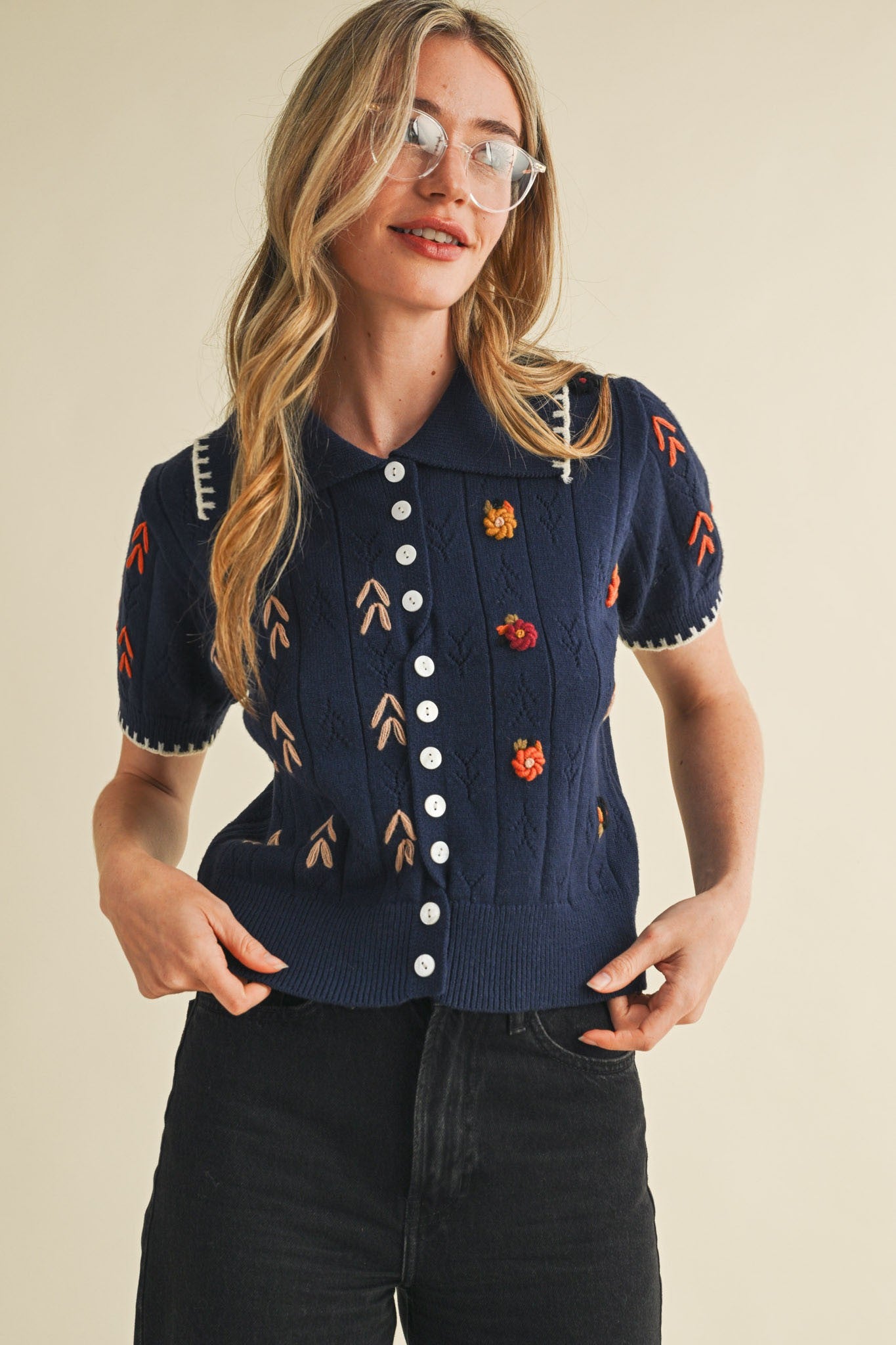 bloom knit top