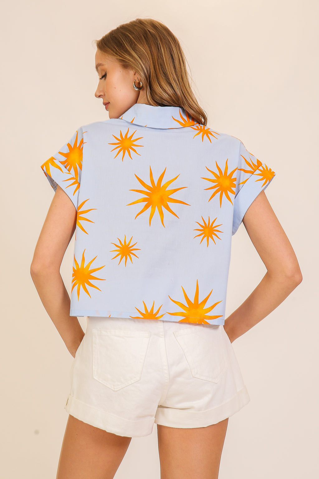 sunburst button down
