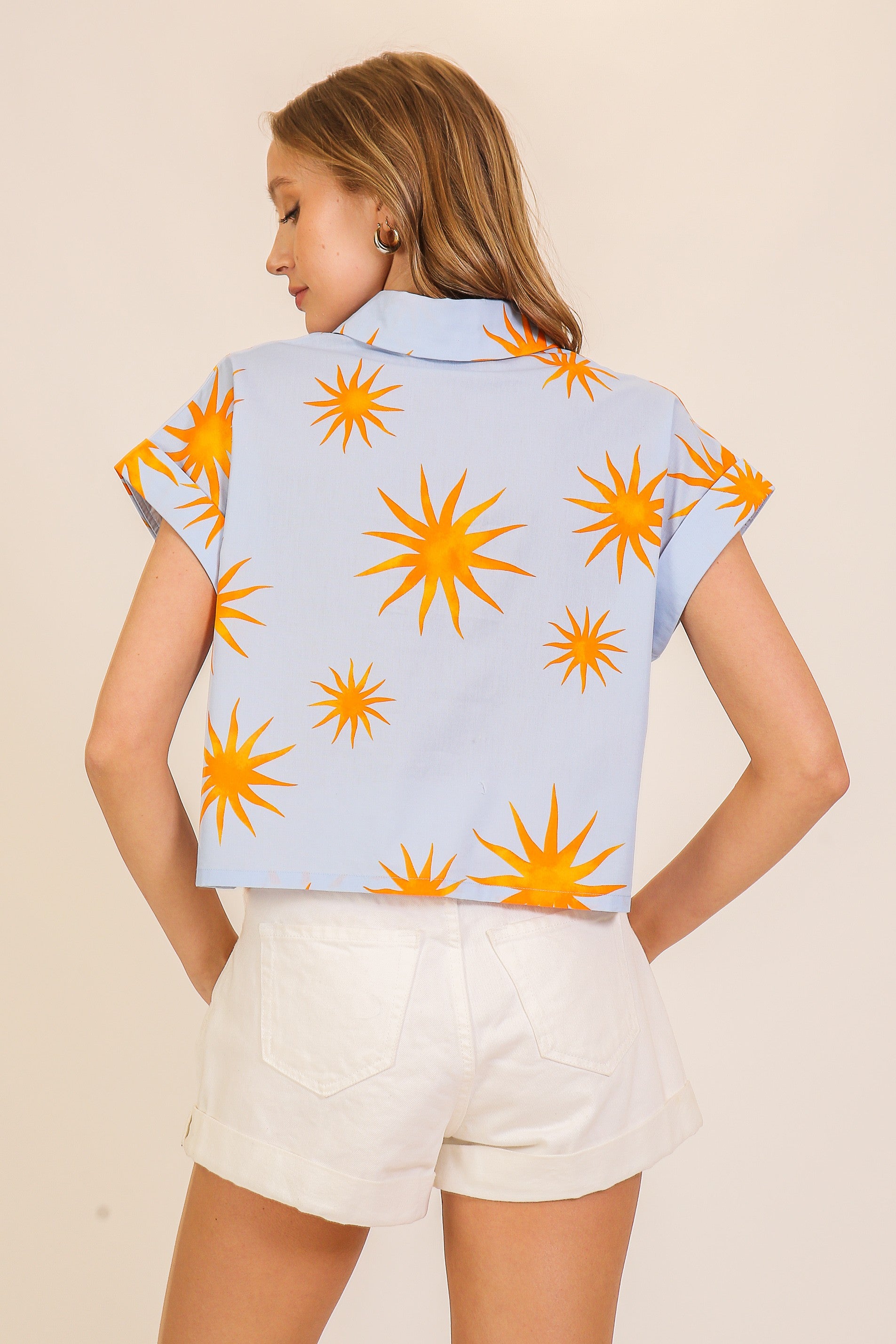 sunburst button down
