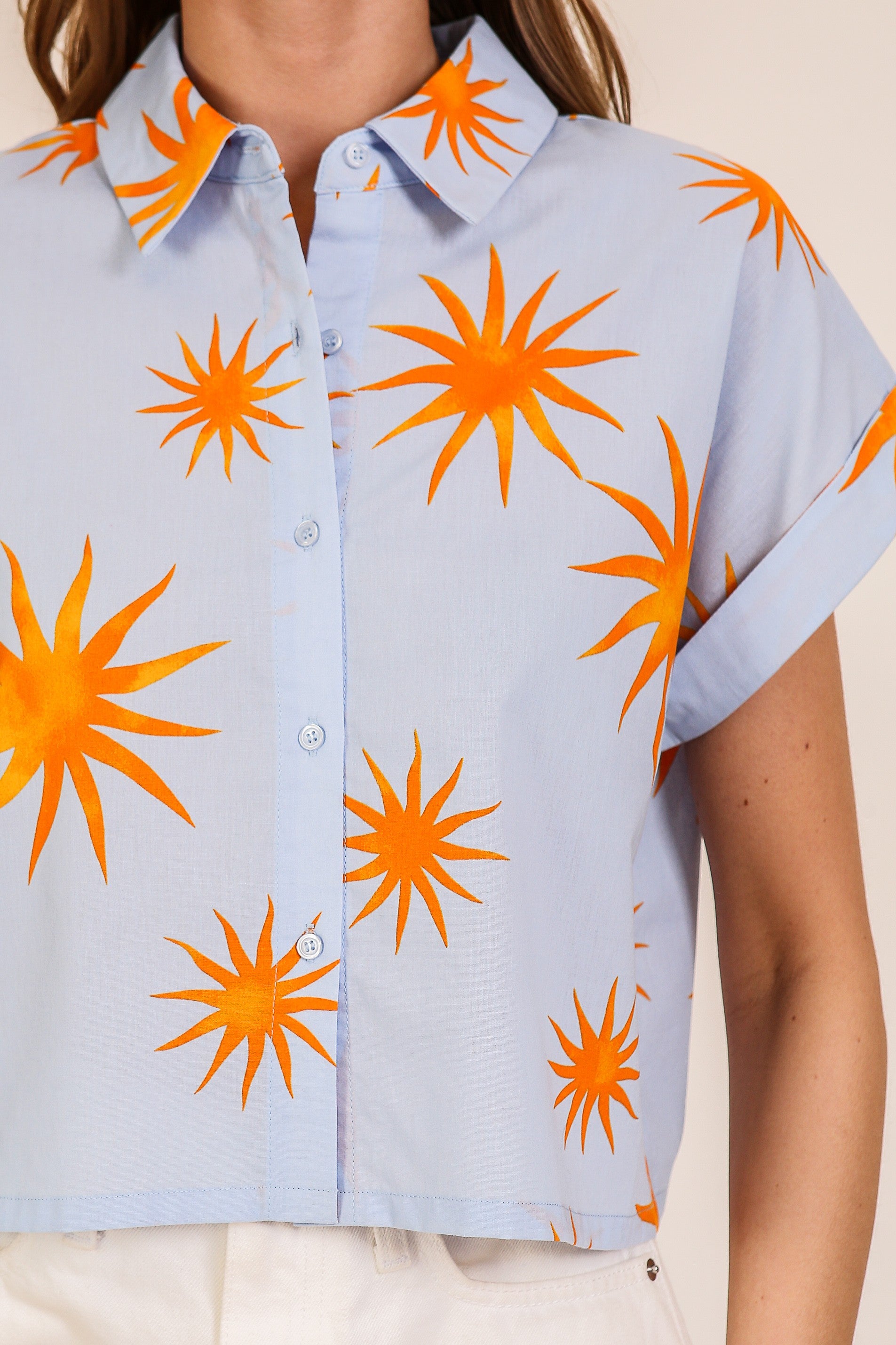 sunburst button down