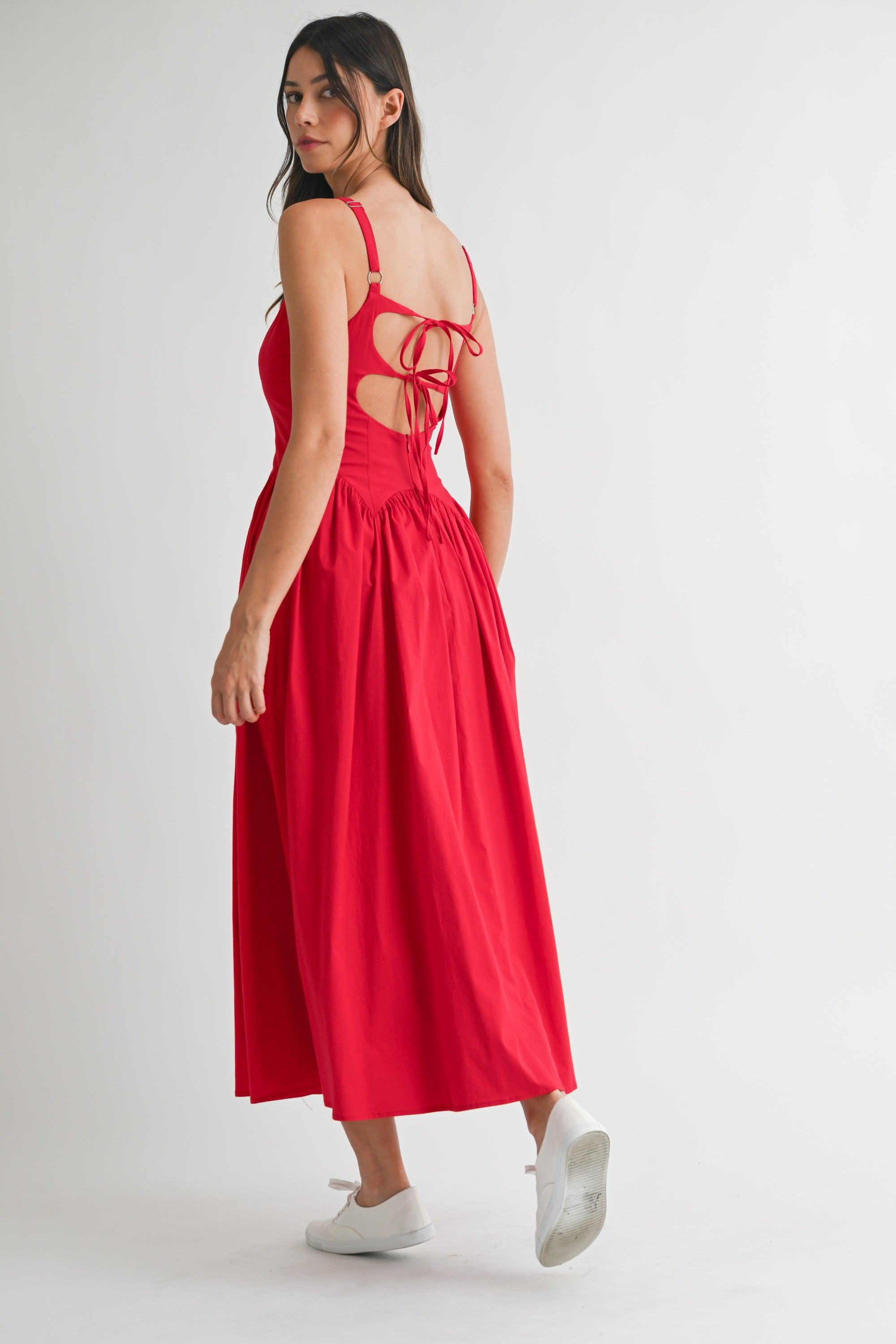 red muse dress