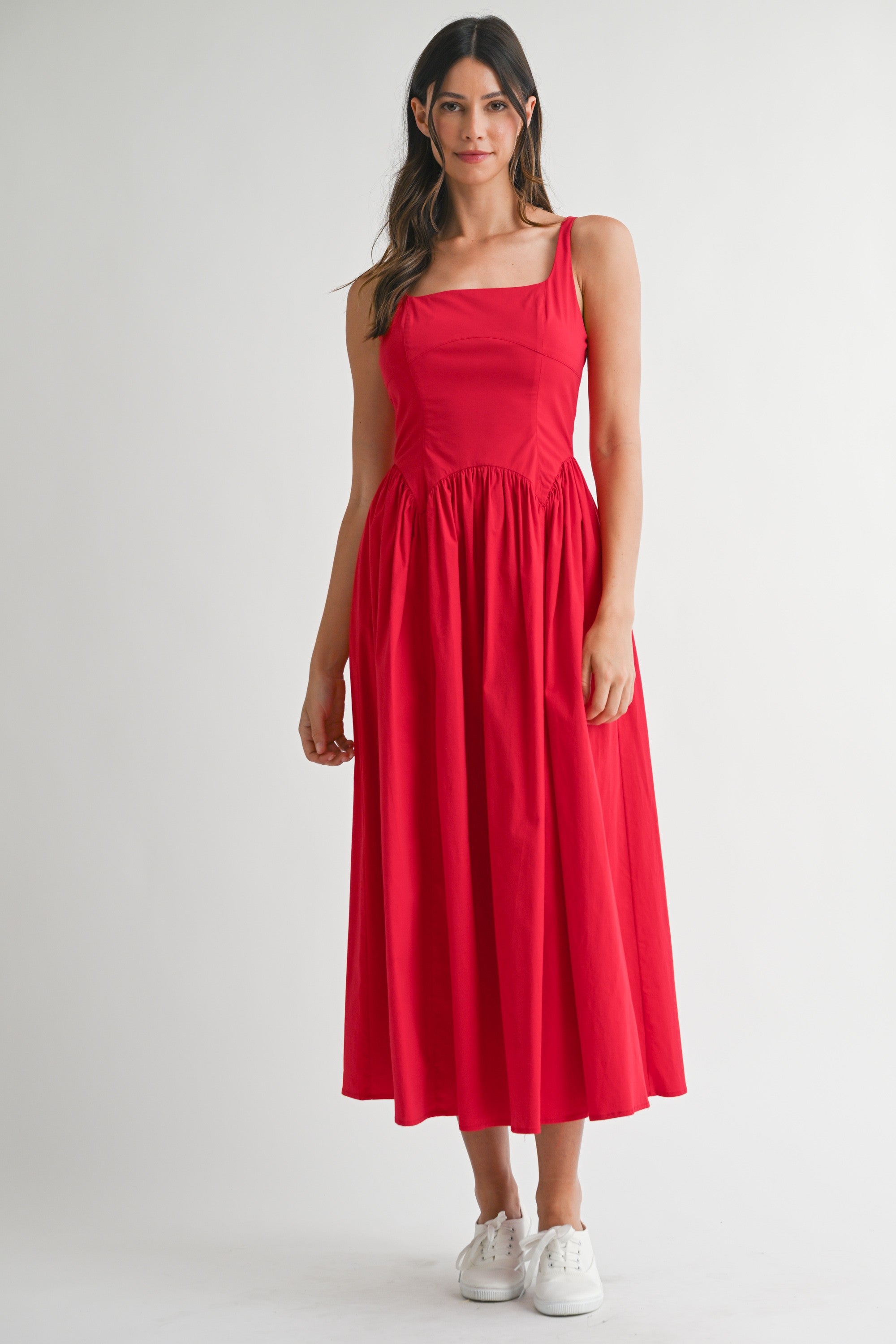 red muse dress