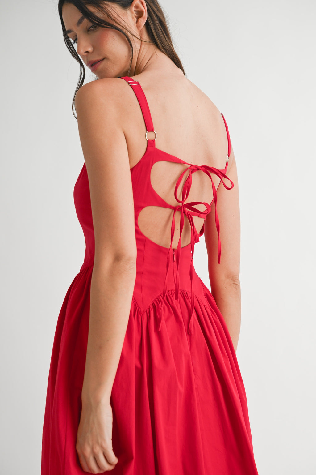 red muse dress