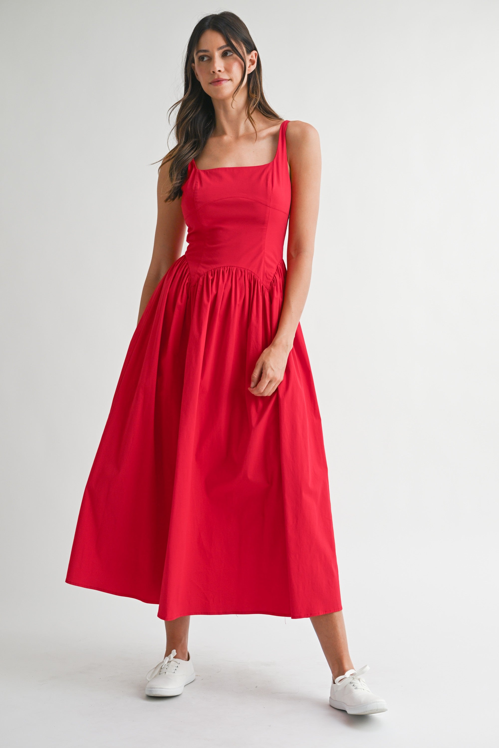red muse dress