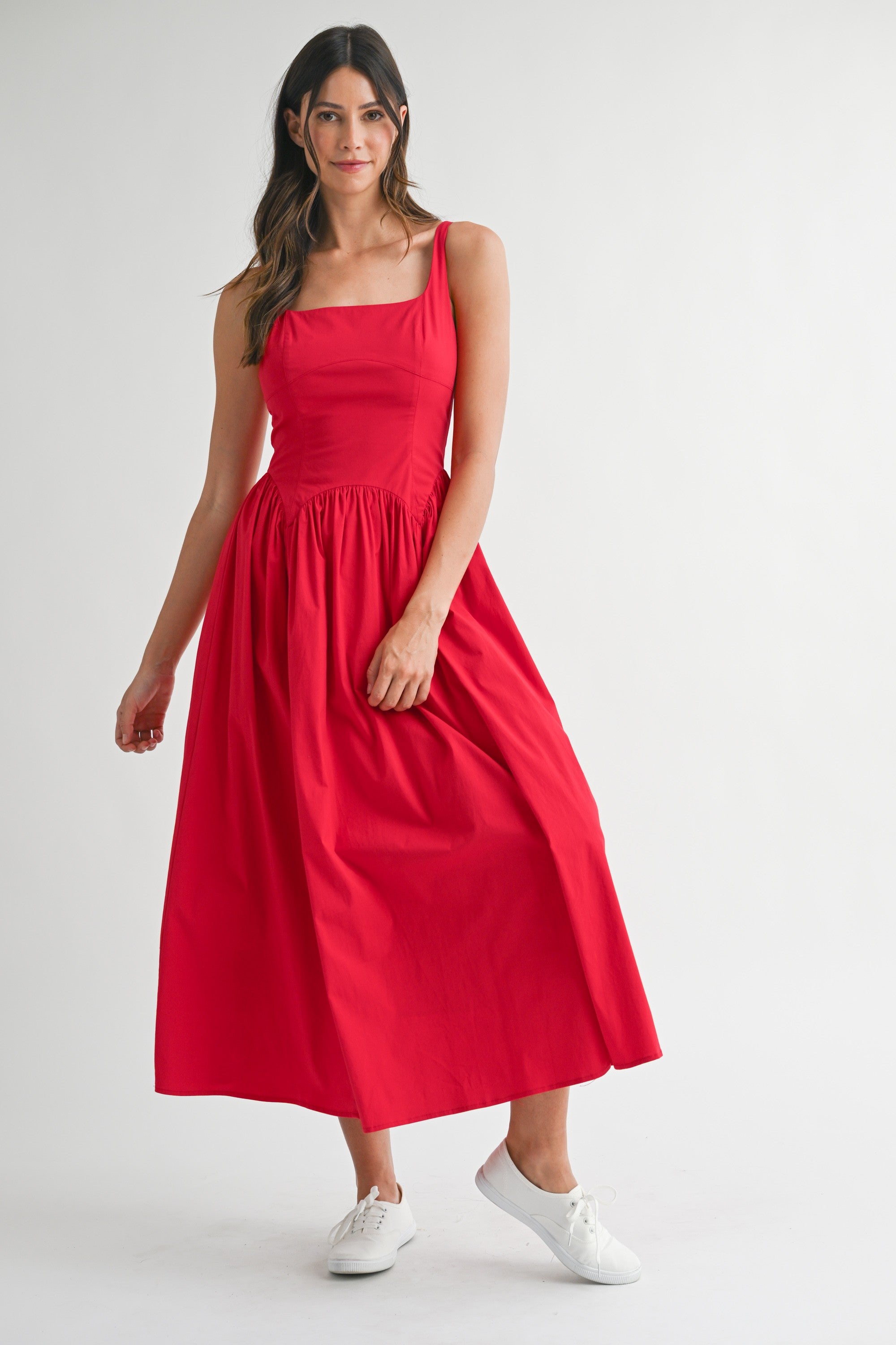 red muse dress