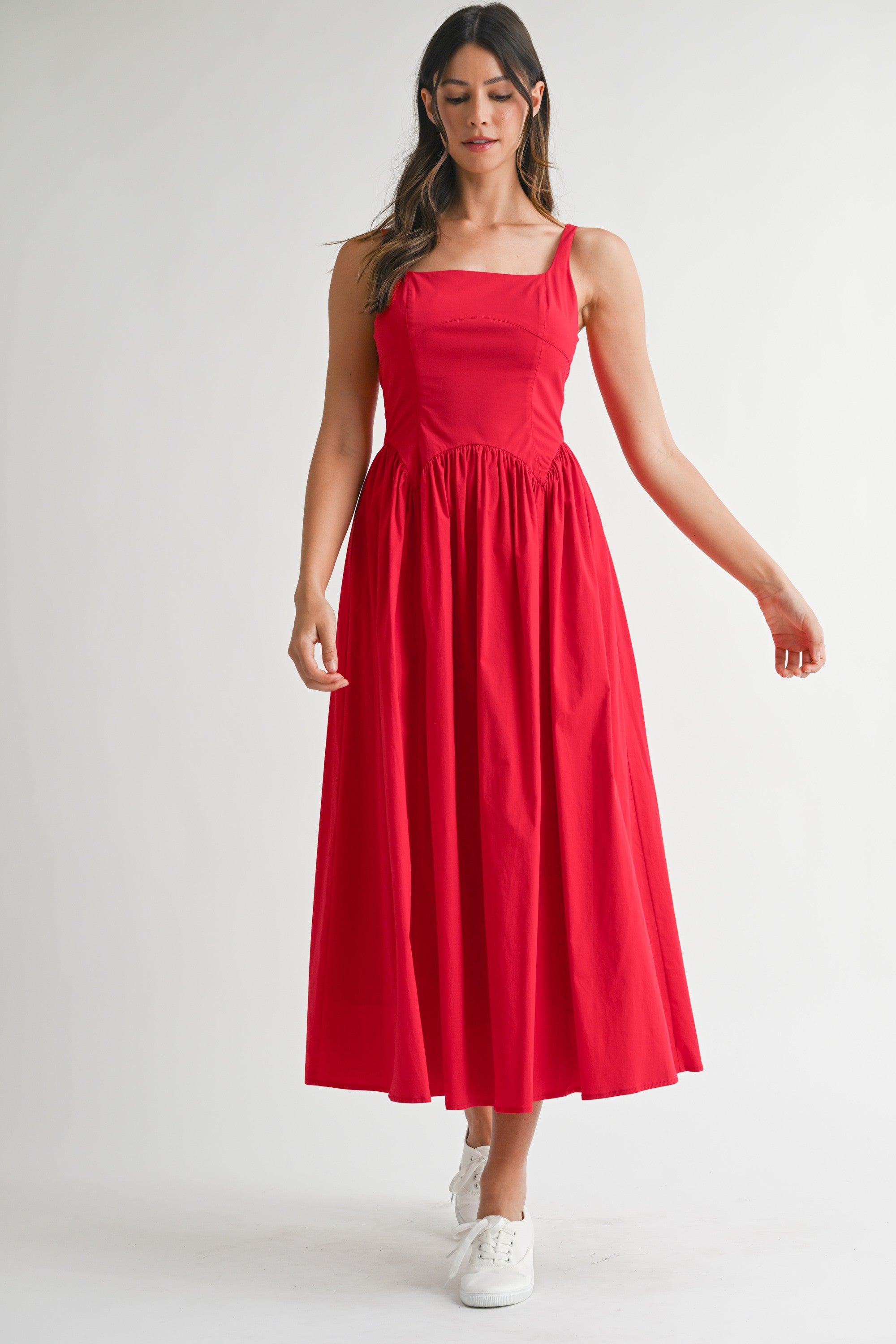 red muse dress