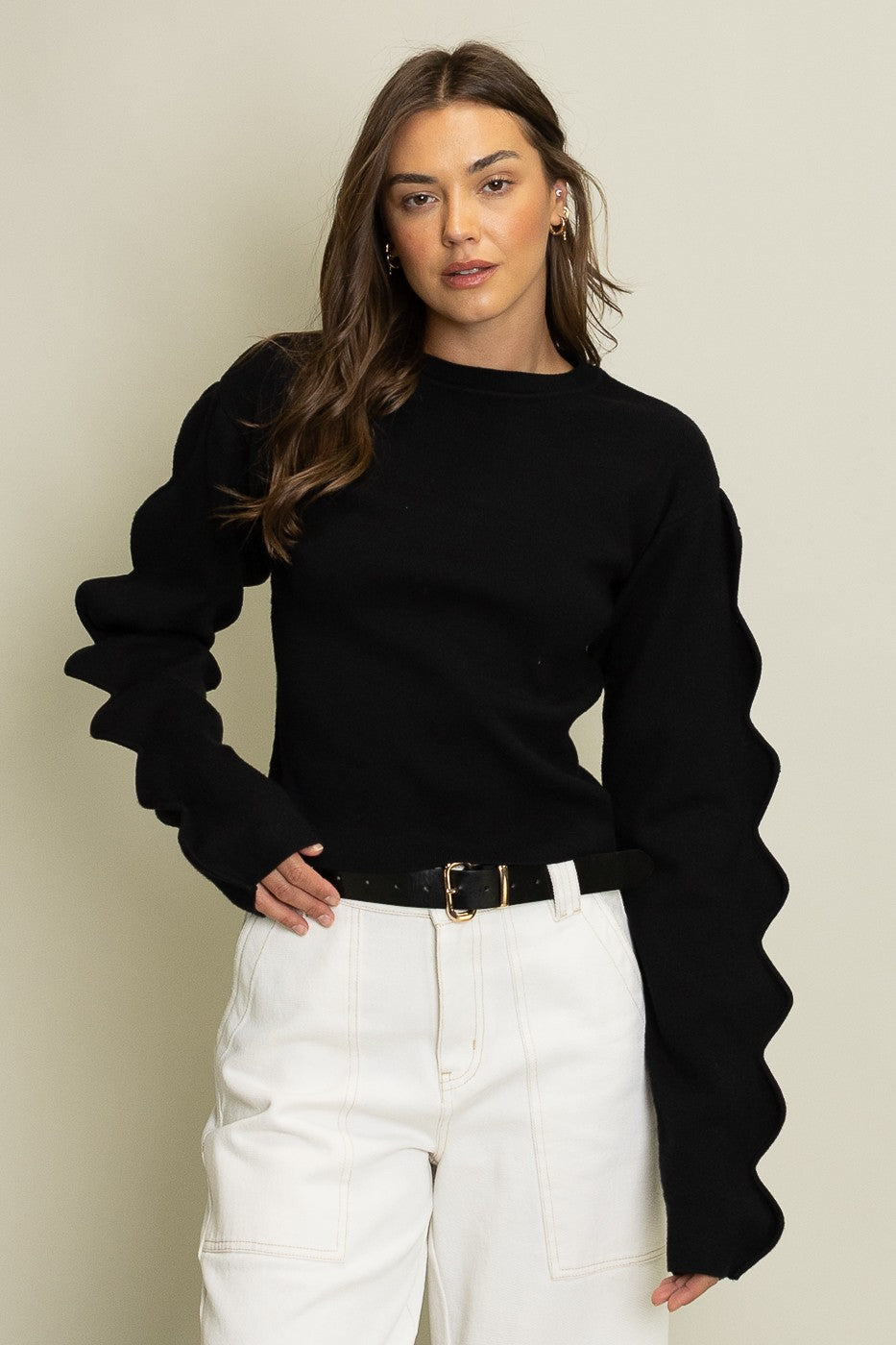 Waves of Noir Knit