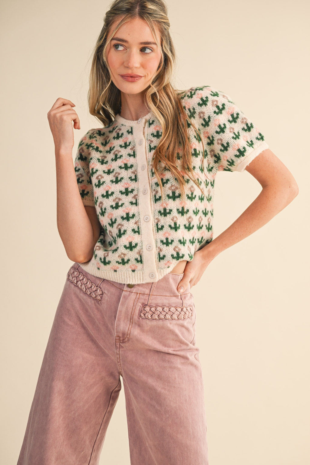 desert bloom knit