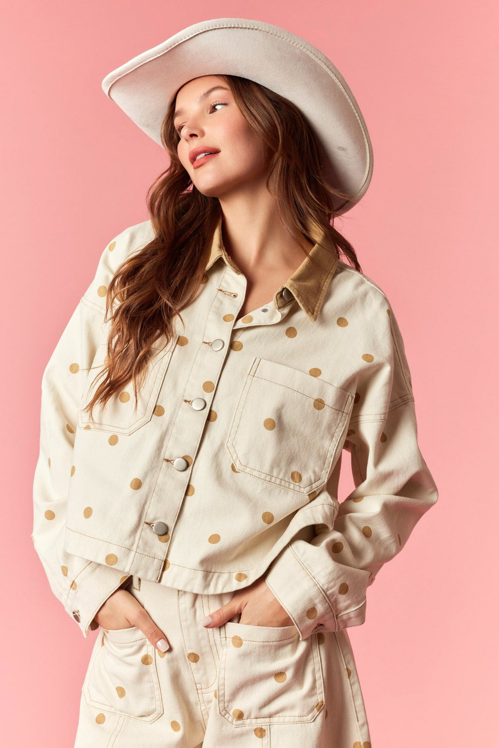 polka dots jacket