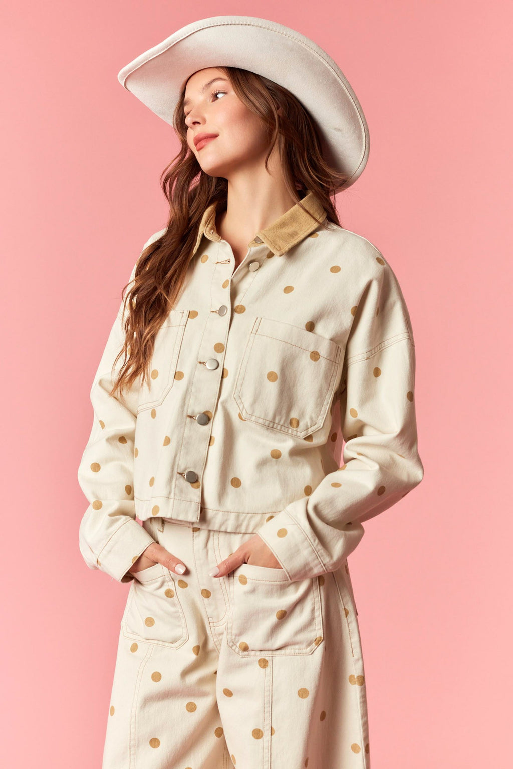 polka dots jacket
