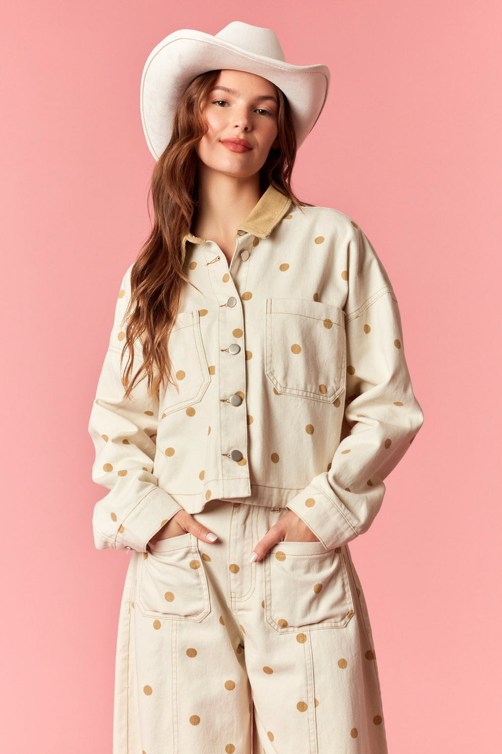 polka dots jacket