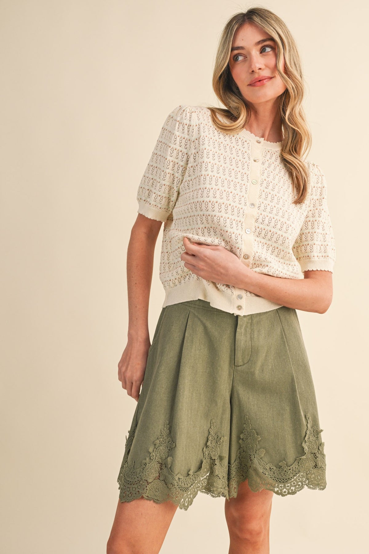lace affairs bermudas