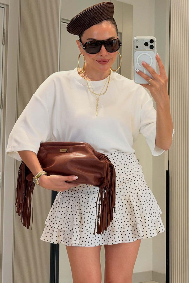 cutout heart oversized tshirt
