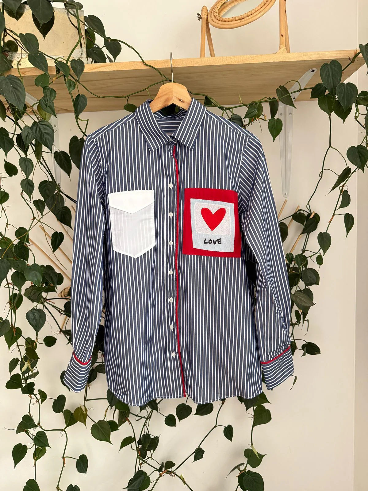 camisa rayas love