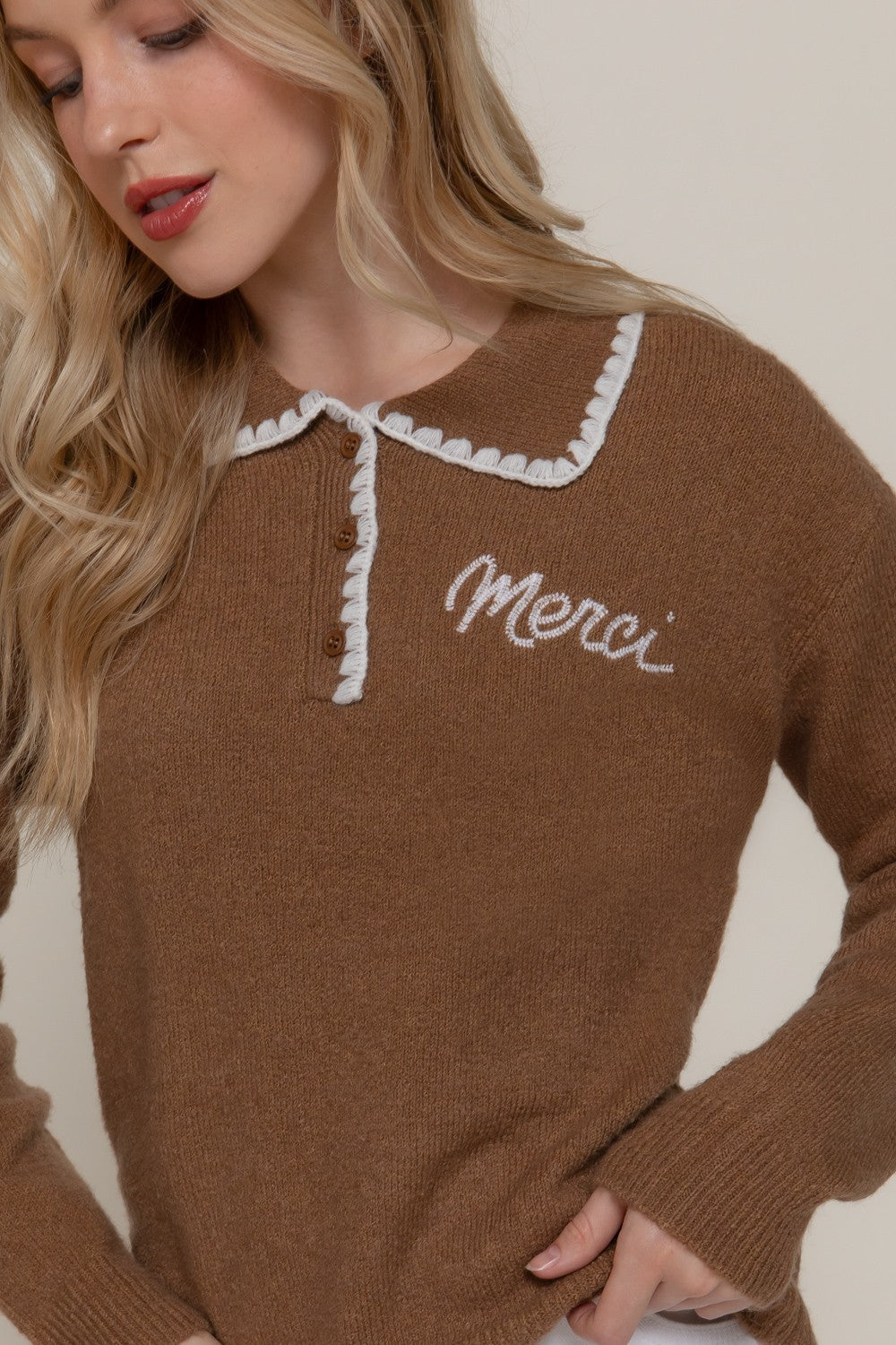 merci polo sweater