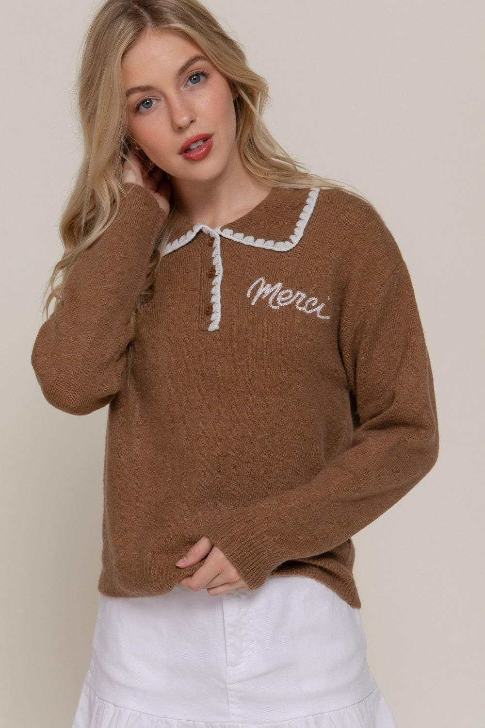 merci polo sweater
