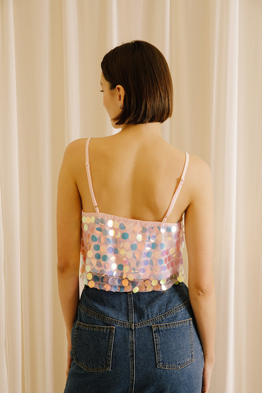 mirrors crop top