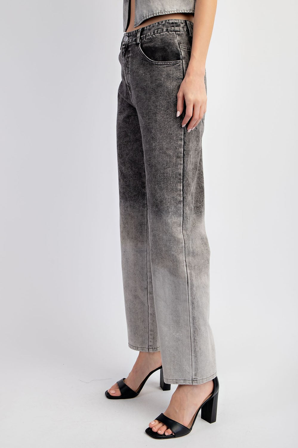 degrade stretch denim