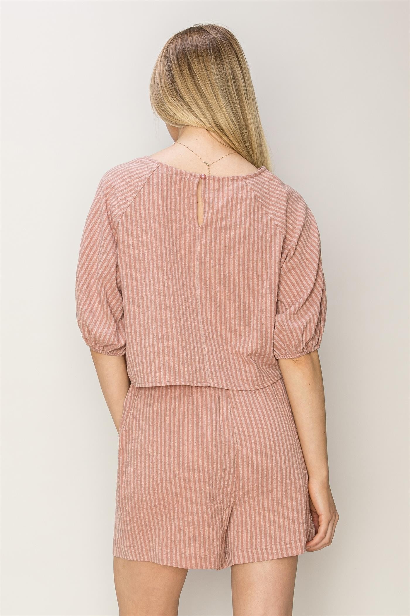 mauve comfy short set