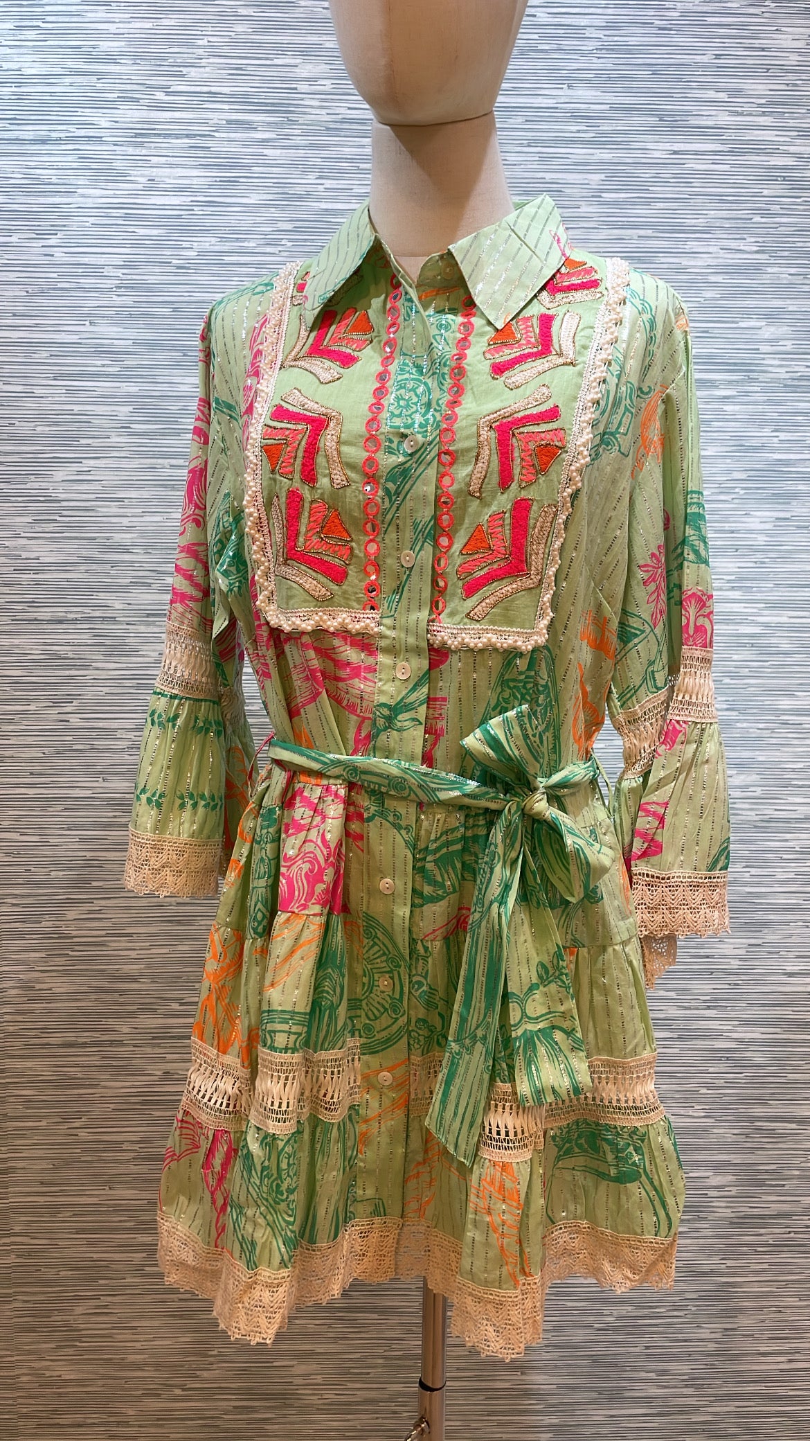 boho details mini dress