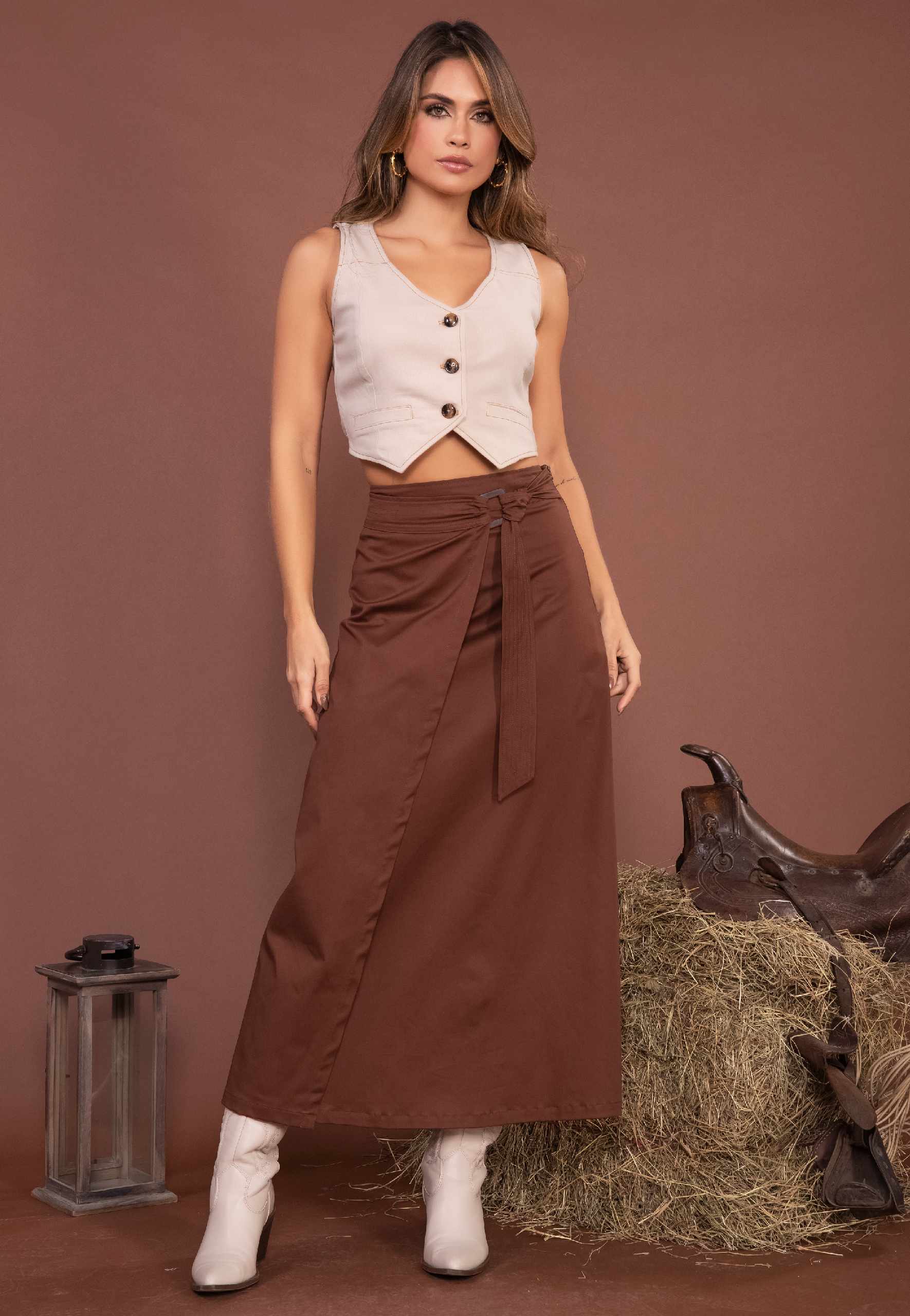 boho espresso skirt