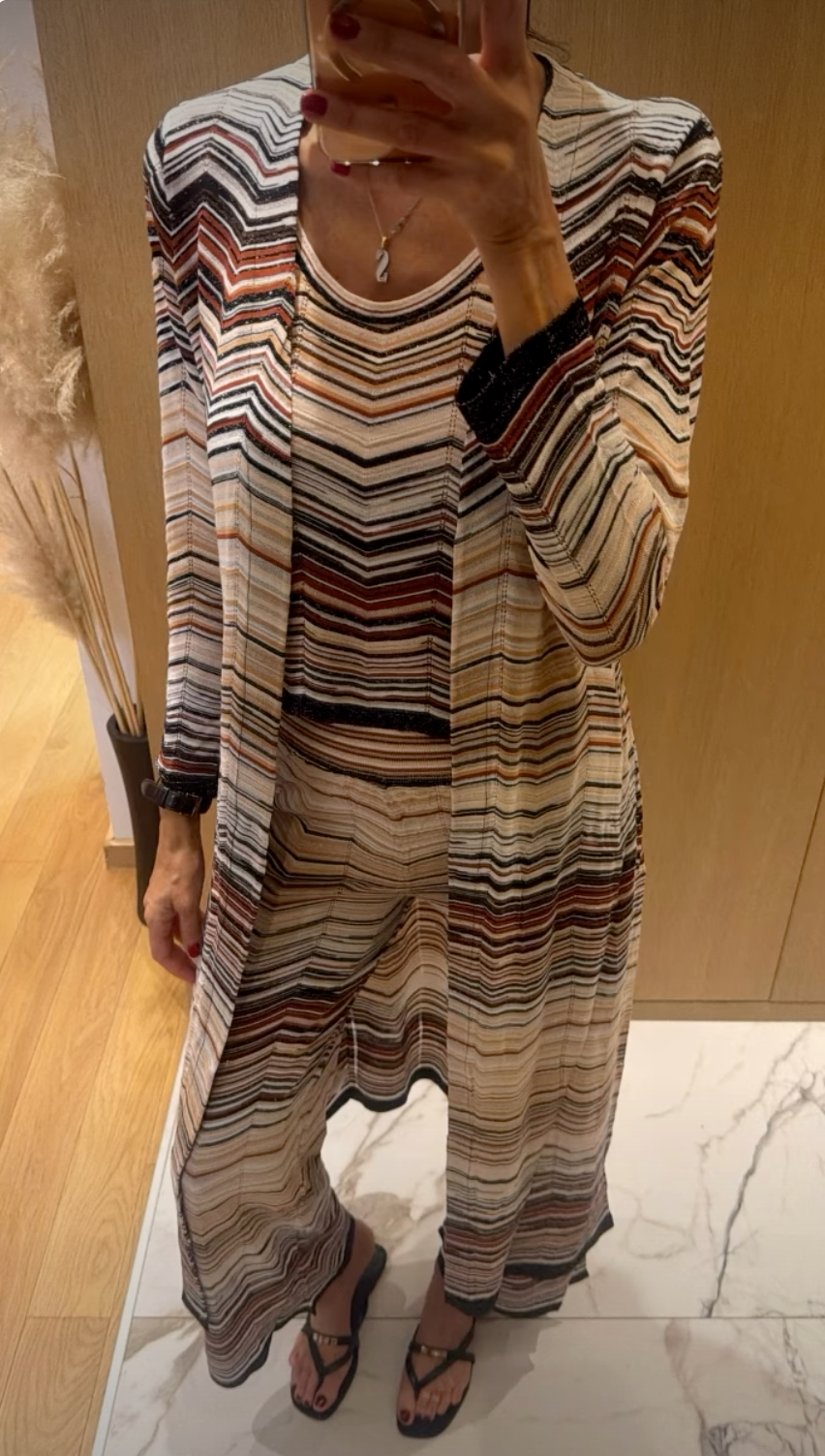 desert rythm knitted set