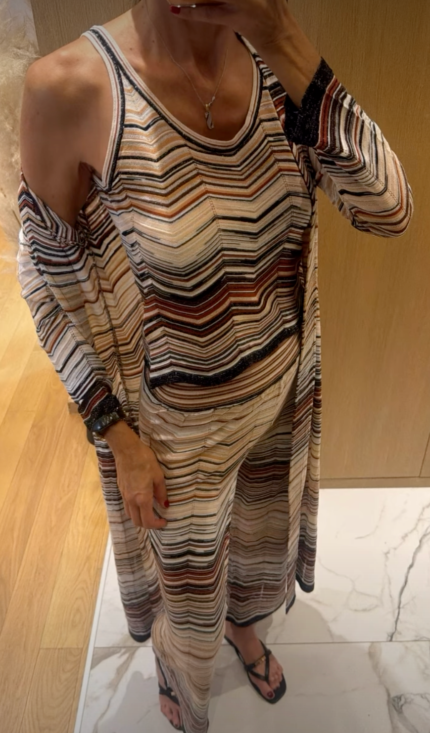 desert rythm knitted set